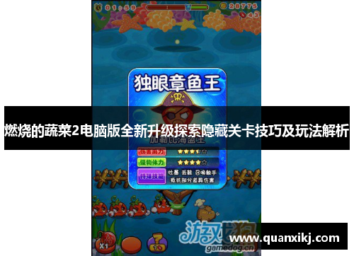 燃烧的蔬菜2电脑版全新升级探索隐藏关卡技巧及玩法解析